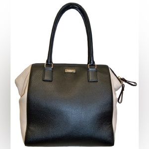 Kate Spade Two Tone Pebble Leather Tote